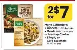 Safeway Marie Callender's or Healthy Choice offer