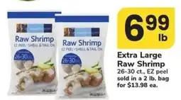 Safeway Extra Large Raw Shrimp offer