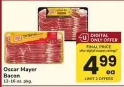 Safeway Oscar Mayer Bacon offer