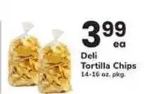 Safeway Deli Tortilla Chips offer