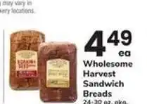 Safeway Wholesome Harvest Sandwich Breads offer