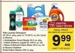 Safeway Tide Laundry Detergent offer