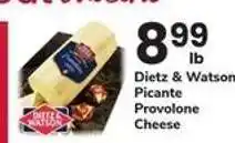 Safeway Dietz & Watson Picante Provolone Cheese offer