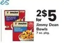 Safeway Jimmy Dean Bowls offer