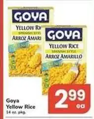Safeway Goya Yellow Rice offer