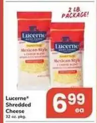 Safeway Lucerne Shredded Cheese offer
