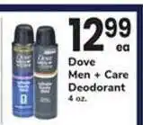 Safeway Dove Men+Care Deodorant offer