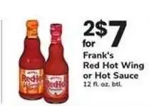 Safeway Frank's Red Hot Wing or Hot Sauce offer