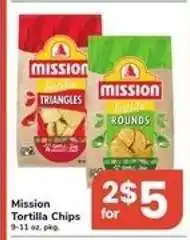 Safeway Mission Tortilla Chips offer