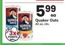 Safeway Quaker Oats offer