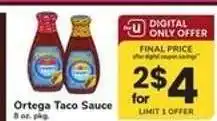 Safeway Ortega Taco Sauce offer