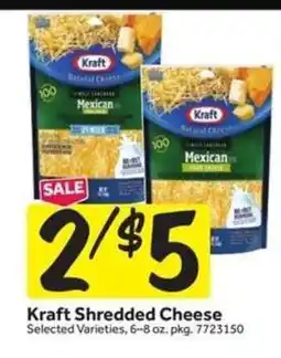 Stop&Shop Kraft Shredded Cheese offer