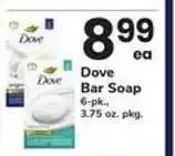 Safeway Dove Bar Soap offer