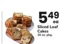 Safeway Sliced Loaf Cakes offer