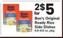 Safeway Ben’s Original Ready Rice Side Dishes offer