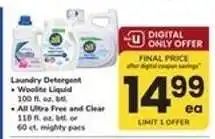 Safeway Laundry Detergent offer