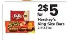 Safeway Hershey's King Size Bars offer