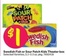 Stop&Shop Swedish Fish or Sour Patch Kids Theater box offer