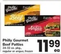 Safeway Philly Gourmet Beef Patties offer
