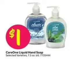 Stop&Shop CareOne Liquid Hand Soap offer