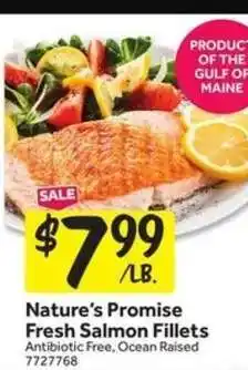 Stop&Shop Nature's Promise Fresh Salmon Fillets offer