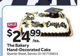 Stop&Shop The Bakery Hand Decorated Cake offer