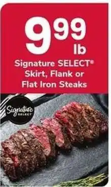 Safeway Signature SELECT Steaks offer