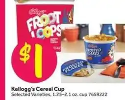 Stop&Shop Kellogg's Cereal Cup offer