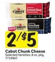 Stop&Shop Cabot Chunk Cheese offer