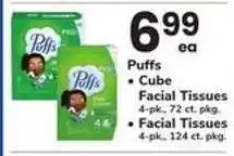 Safeway Puffs Facial Tissues offer