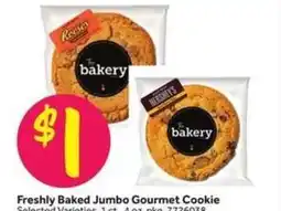 Stop&Shop Freshly Baked Jumbo Gourmet Cookie offer