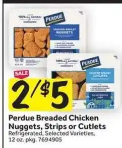Stop&Shop Perdue Breaded Chicken Nuggets, Strips or Cutlets offer