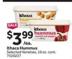 Stop&Shop Ithaca Hummus offer