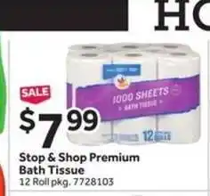 Stop&Shop Stop & Shop Premium Bath Tissue offer