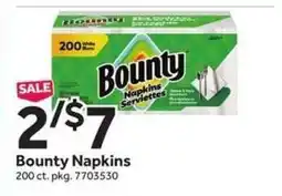 Stop&Shop Bounty Napkins offer