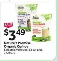 Stop&Shop Nature's Promise Organic Quinoa offer