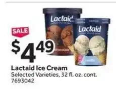 Stop&Shop Lactaid Ice Cream offer