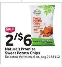 Stop&Shop Nature's Promise Sweet Potato Chips offer