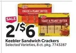 Stop&Shop Keebler Sandwich Crackers offer