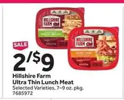 Stop&Shop Hillshire Farm Ultra Thin Lunch Meat offer