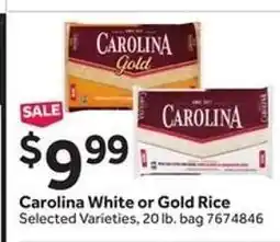 Stop&Shop Carolina White or Gold Rice offer