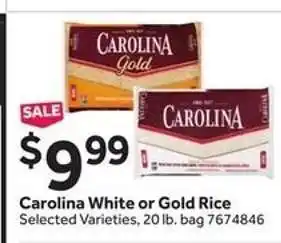 Stop&Shop Carolina White or Gold Rice offer