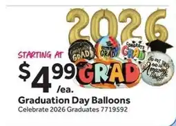 Stop&Shop Graduation Day Balloons offer