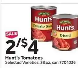 Stop&Shop Hunt's Tomatoes offer