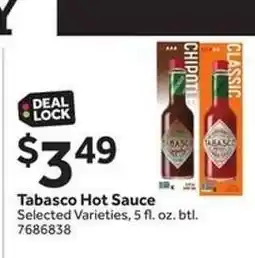 Stop&Shop Tabasco Hot Sauce offer