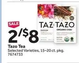 Stop&Shop Tazo Tea offer