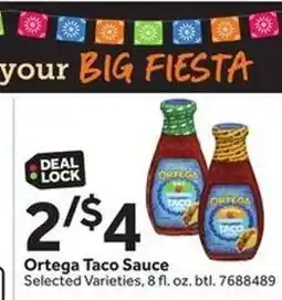 Stop&Shop Ortega Taco Sauce offer