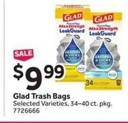 Stop&Shop Glad Trash Bags offer