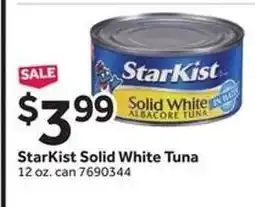 Stop&Shop StarKist Solid White Tuna offer