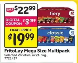 Stop&Shop FritoLay Mega Size Multipack offer